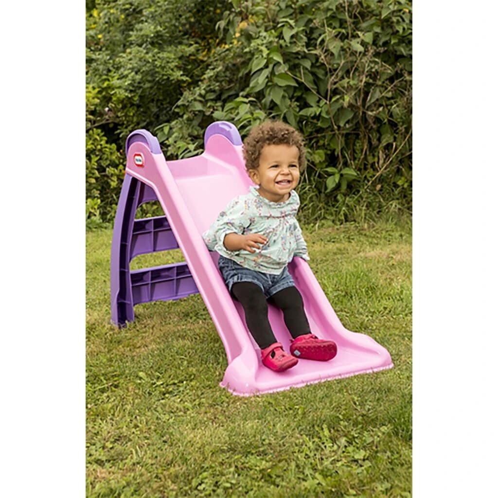 Little Tikes Mijn Eerste Glijbaan 49.5x120x72 cm Roze/Paars - foto 2