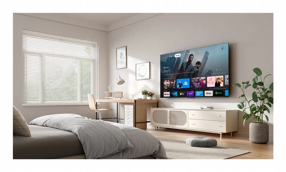 TCL 43P69K 43" | 4K UHD Smart TV | Google TV | Dolby Vision | Zwart - foto 7