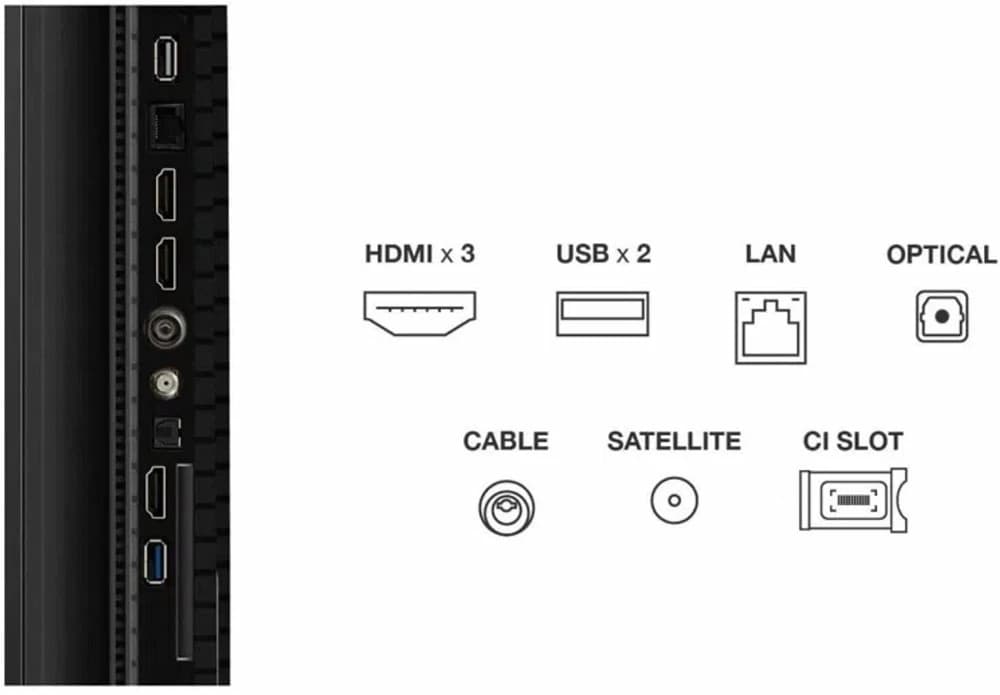 TCL 65P71K 65" | 4K QLED Smart TV | Google TV | Dolby Vision | Zwart - foto 6