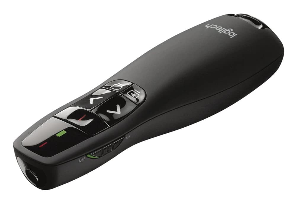 Logitech R400 bedieningsknoppen