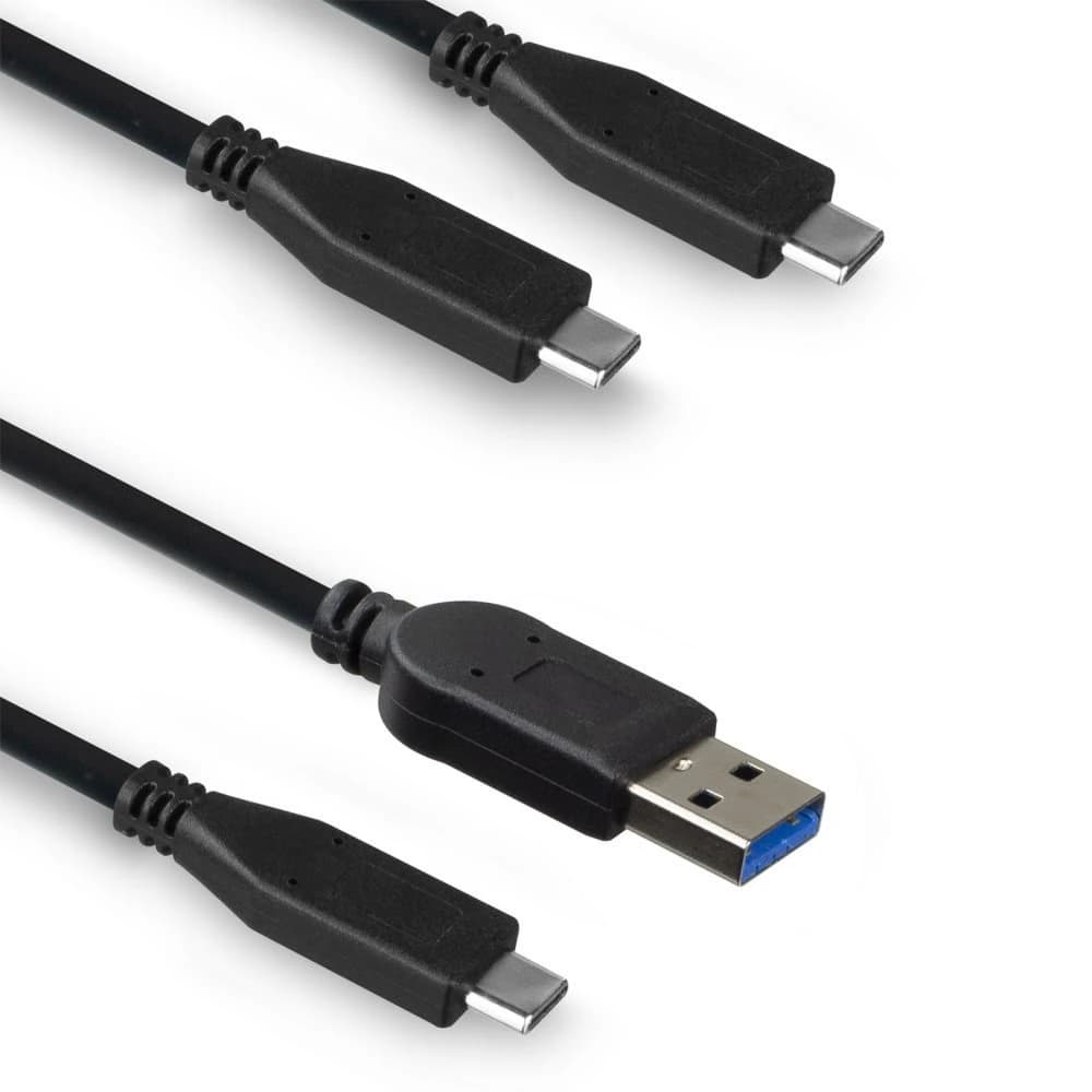 Behuizing met aangesloten USB-C kabel