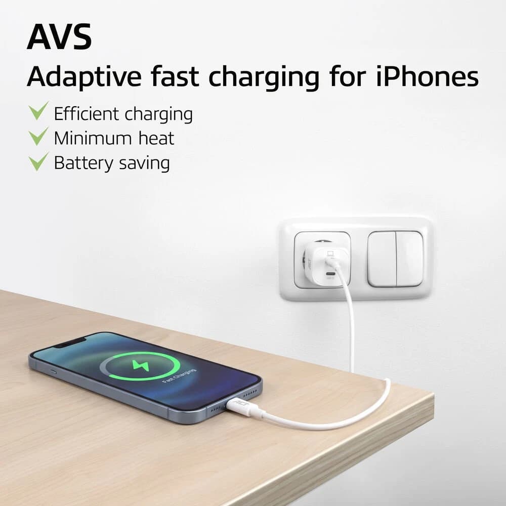 ACT AC2175 | 100W USB-C-lader | 2× USB-C | Power Delivery 3.2 | PPS & AVS | GaNFast - foto 4