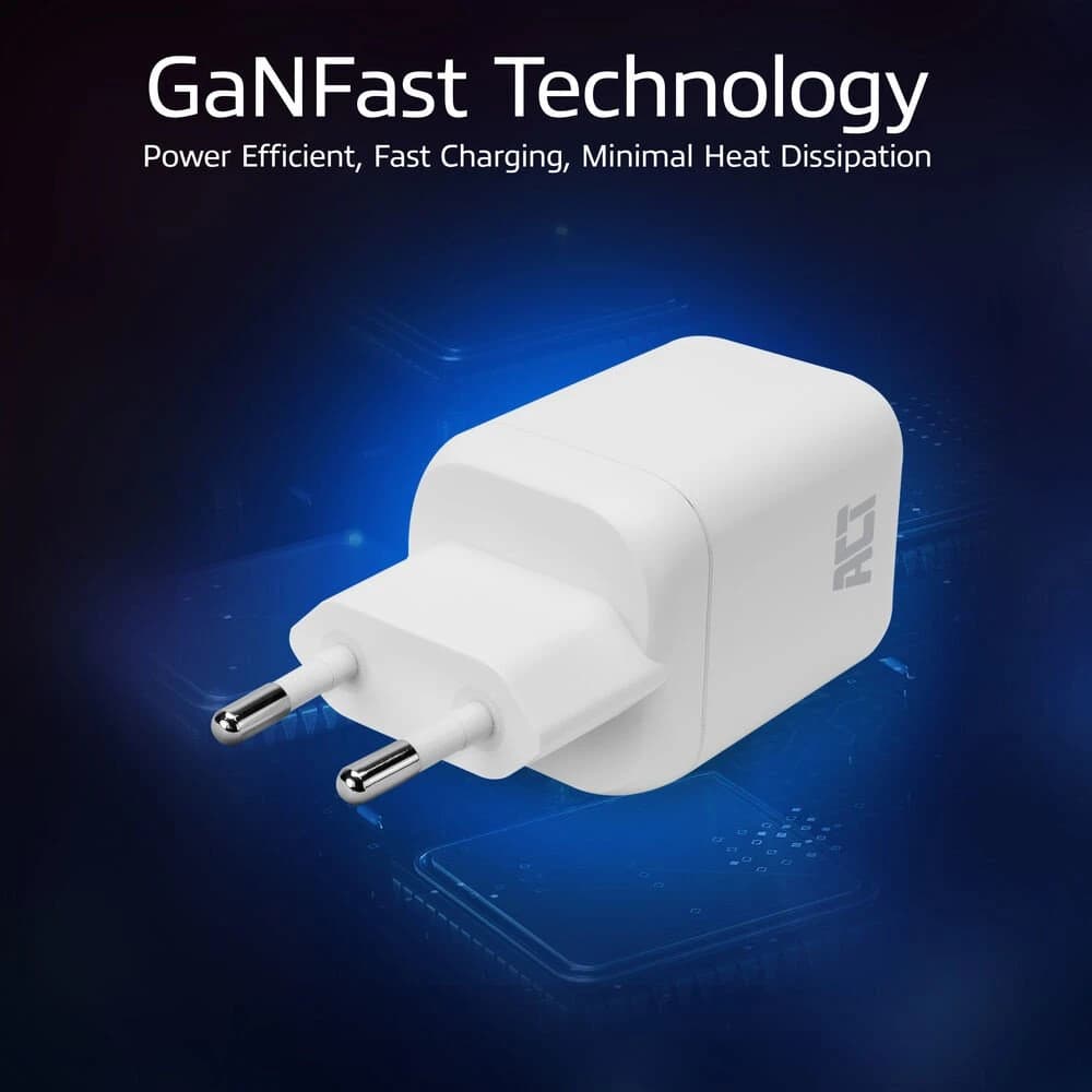 ACT AC2175 | 100W USB-C-lader | 2× USB-C | Power Delivery 3.2 | PPS & AVS | GaNFast - foto 5