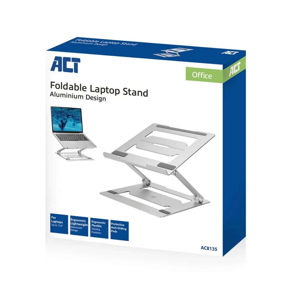 ACT AC8135 notebookstandaard met tablet