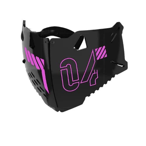 Punk-stijl haarband met kattenoren in zwart-wit