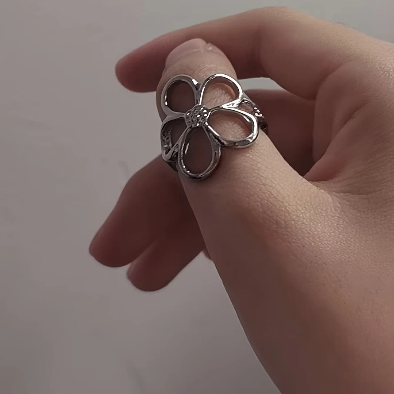 Minimalistische open ring voor dames - foto 6