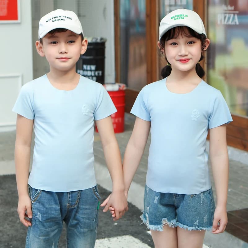 Kinderen T-shirt met cartoonprint, korte mouwen