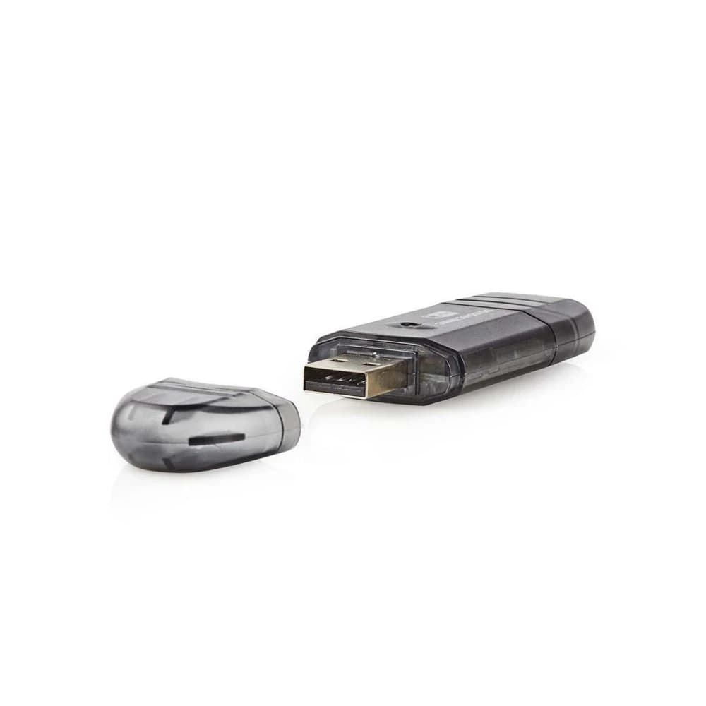 Nedis CRDRU2100BK Geheugenkaartlezer USB 2.0 Zwart - foto 7