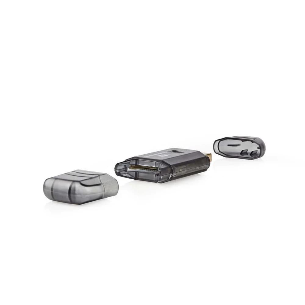 Nedis CRDRU2100BK Geheugenkaartlezer USB 2.0 Zwart - foto 8