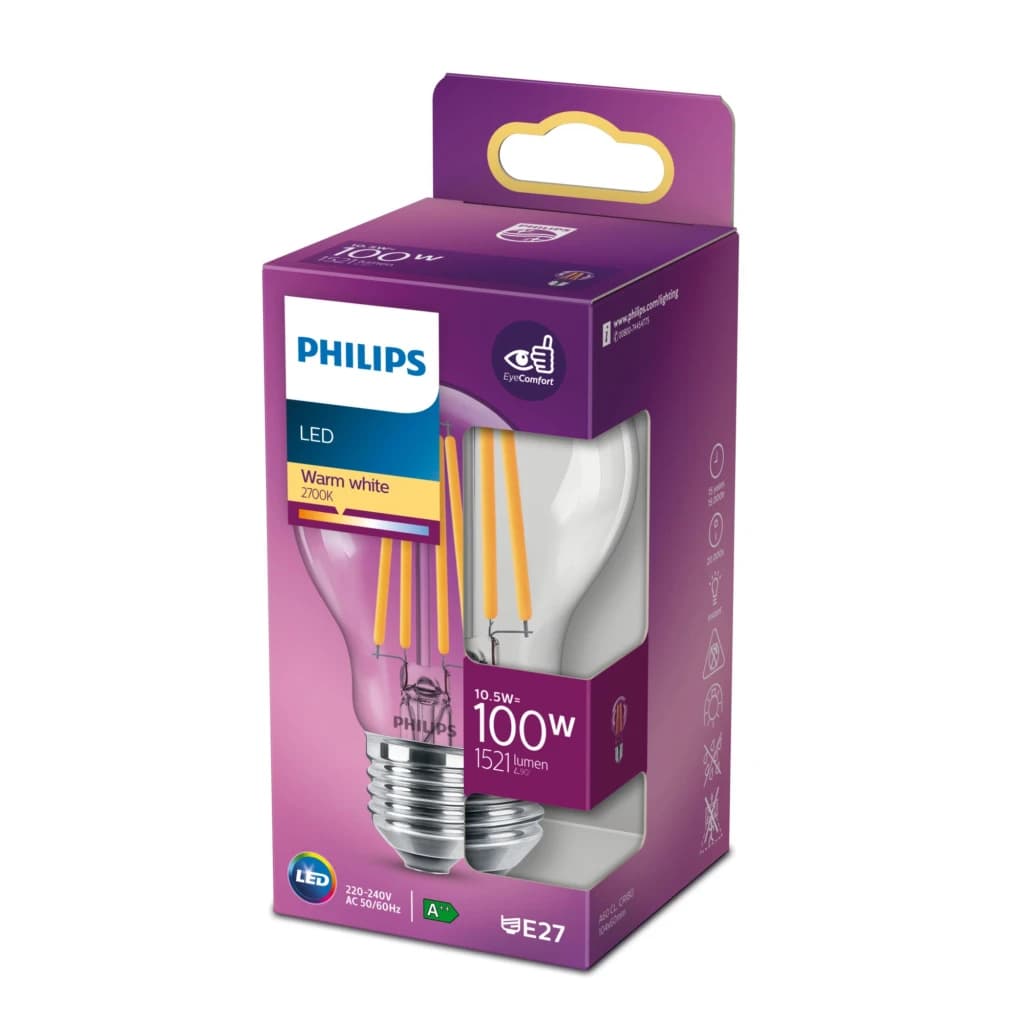Philips LED Lamp E27 Warm Wit - foto 2