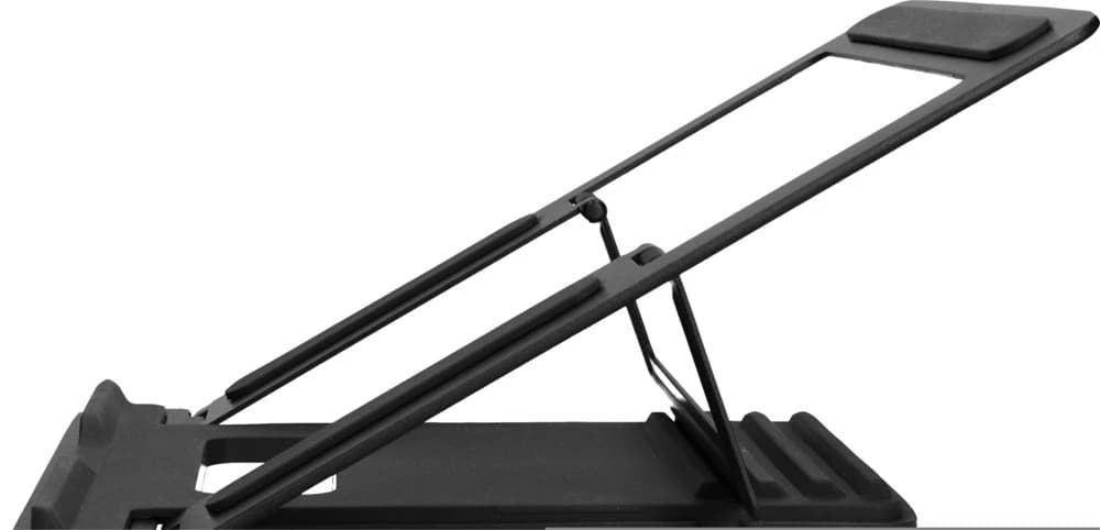 Verstelbare laptopstandaard zijaanzicht