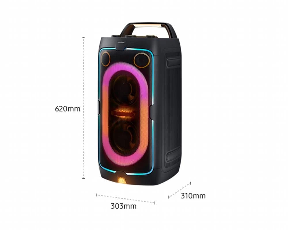 Samsung Sound Tower MX ST40F met aangesloten microfoon