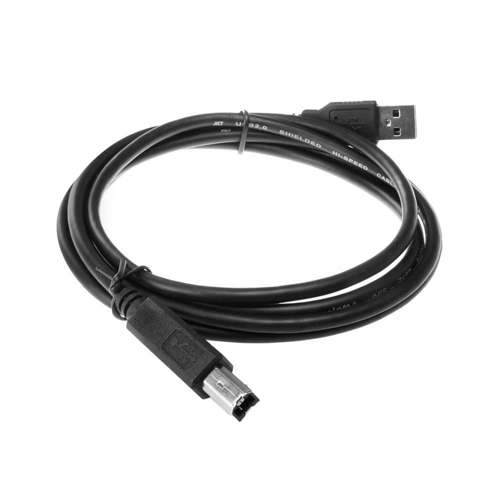 ACT AC3030 USB 2.0 kabel, USB-A naar USB-B, 1 meter, zwart - foto 2