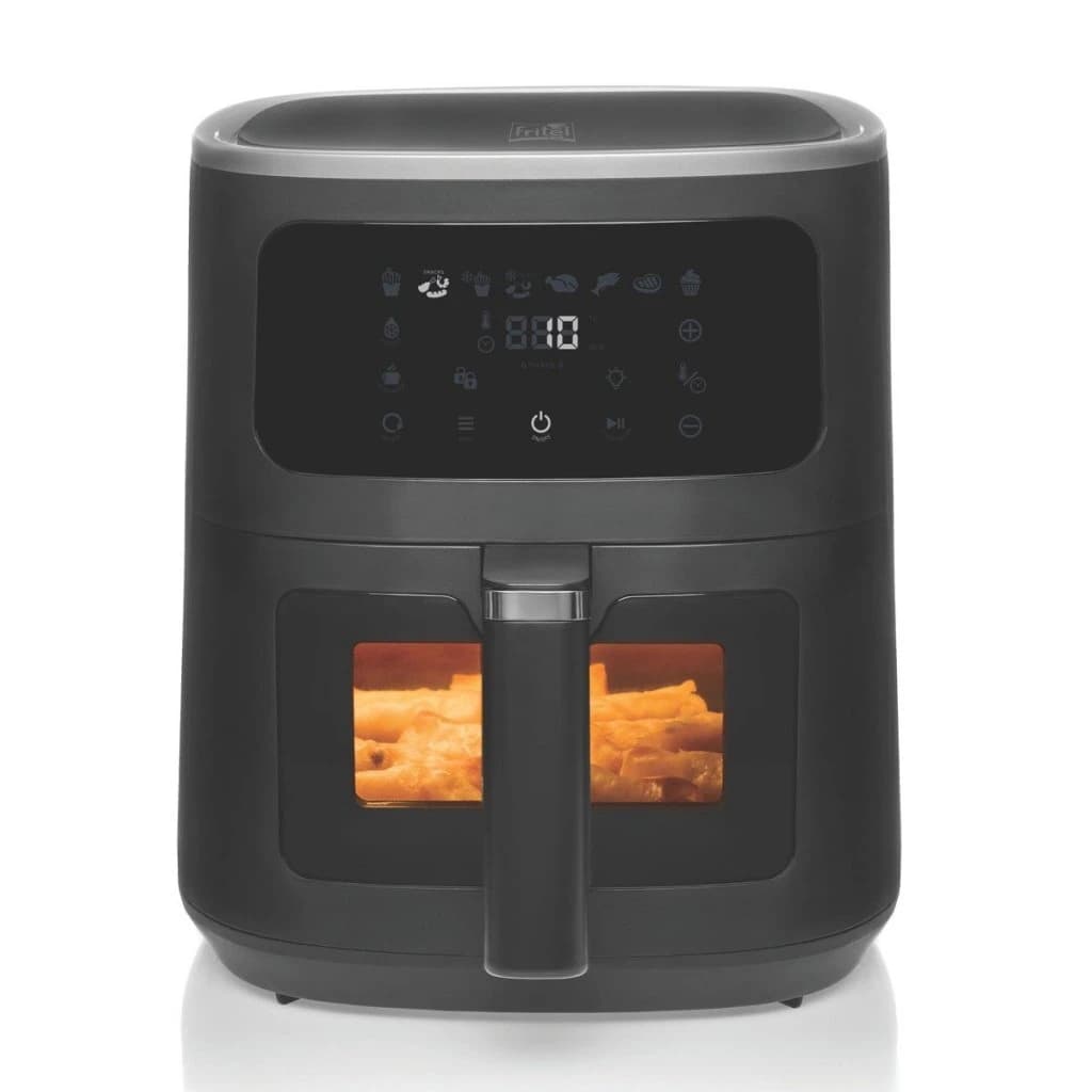 Fritel Airfryer SnackTastic 7520 Heteluchtfriteuse 6L 1500W Zwart - foto 2
