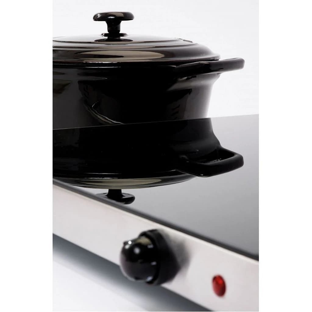 Fritel WT2478 Warmhoudplaat XXL 400W Zwart/Zilver - foto 2