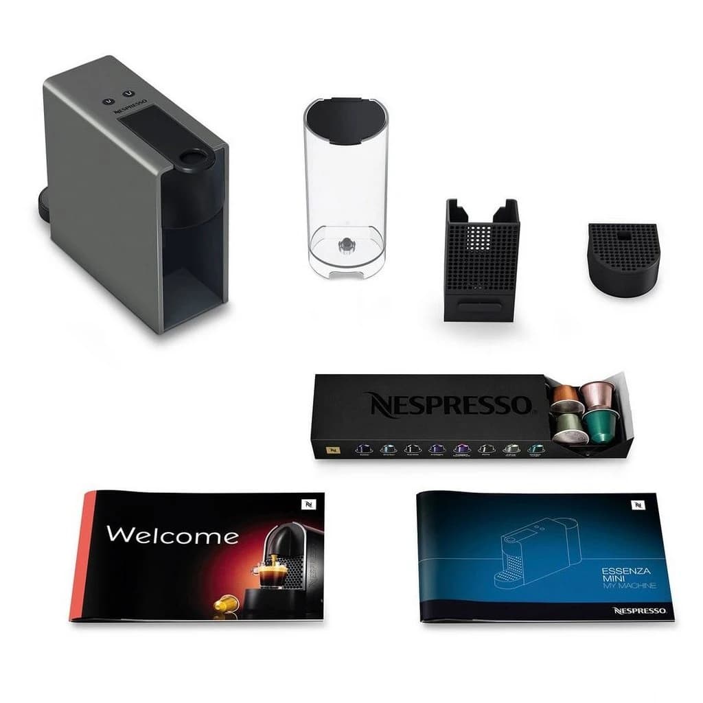 Krups XN110B Essenza Mini Nespressomachine Zwart/Grijs - foto 4