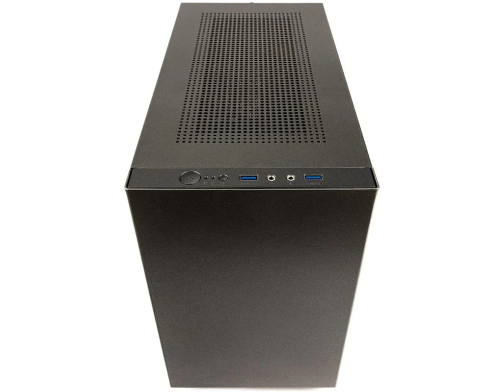YOURS BLACK desktop-pc met aansluitingen