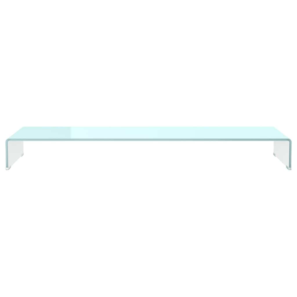 vidaXL TV-meubel/monitorverhoger glas - foto 3