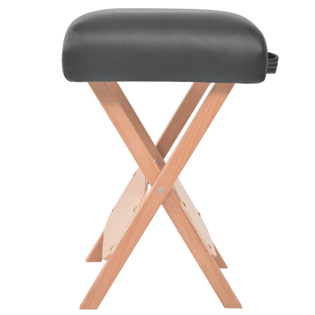 vidaXL Massagetafel- en krukset inklapbaar 3 zones dik - foto 5