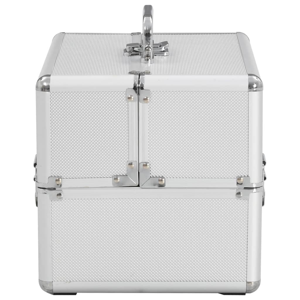 vidaXL Make-up koffer aluminium - foto 4