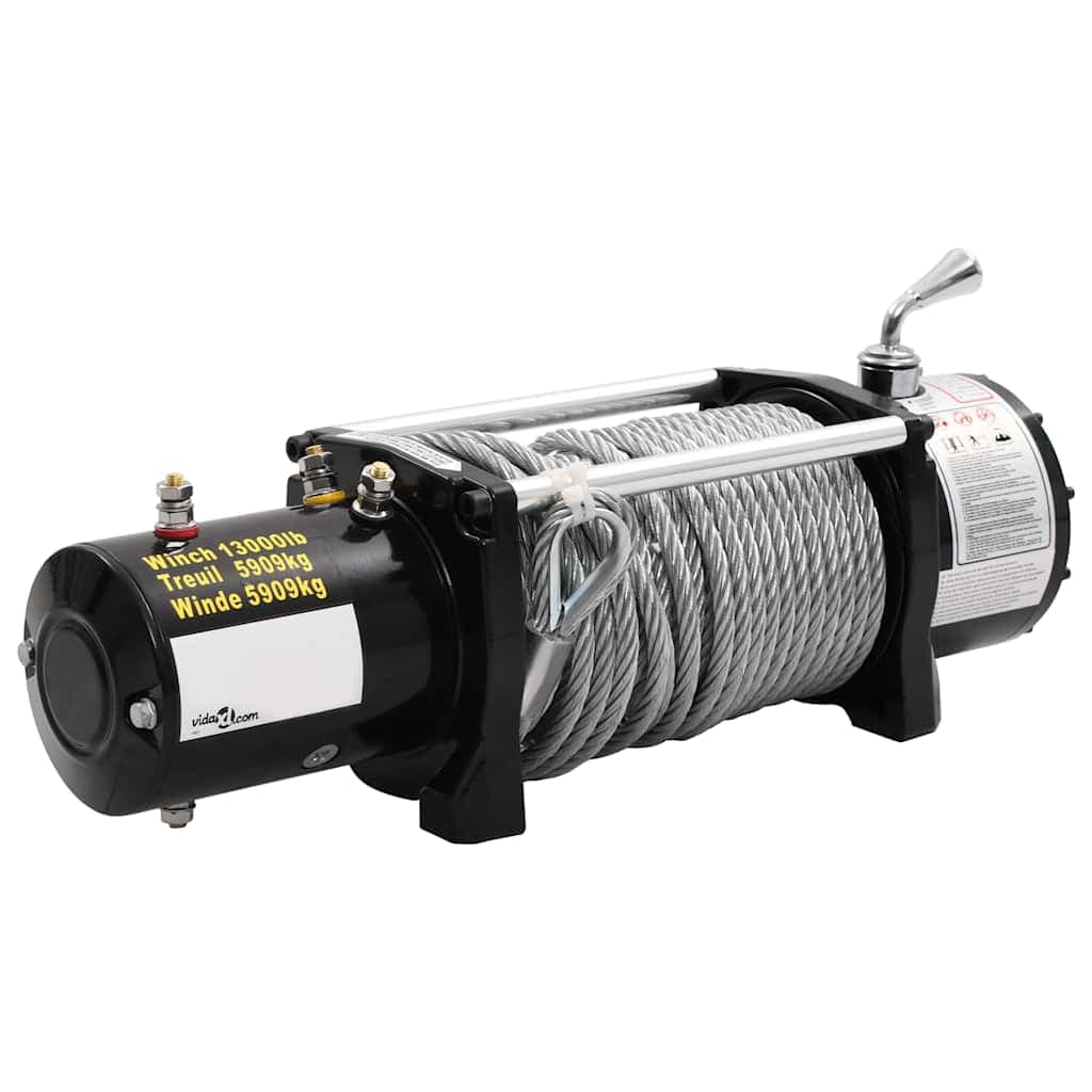 vidaXL Elektrische lier 12 V 5909 kg - foto 4
