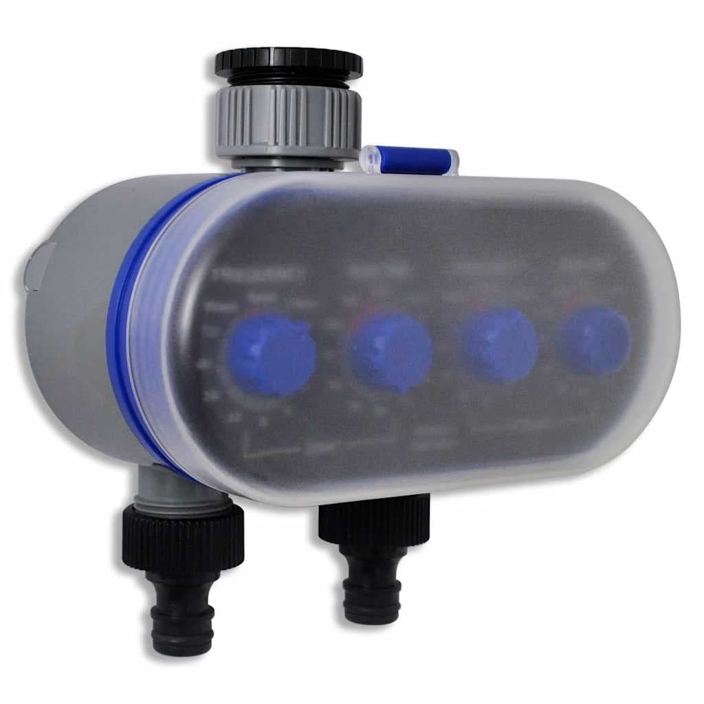 vidaXL Elektrische Irrigatie watertimer (2 uitgangen) - foto 3