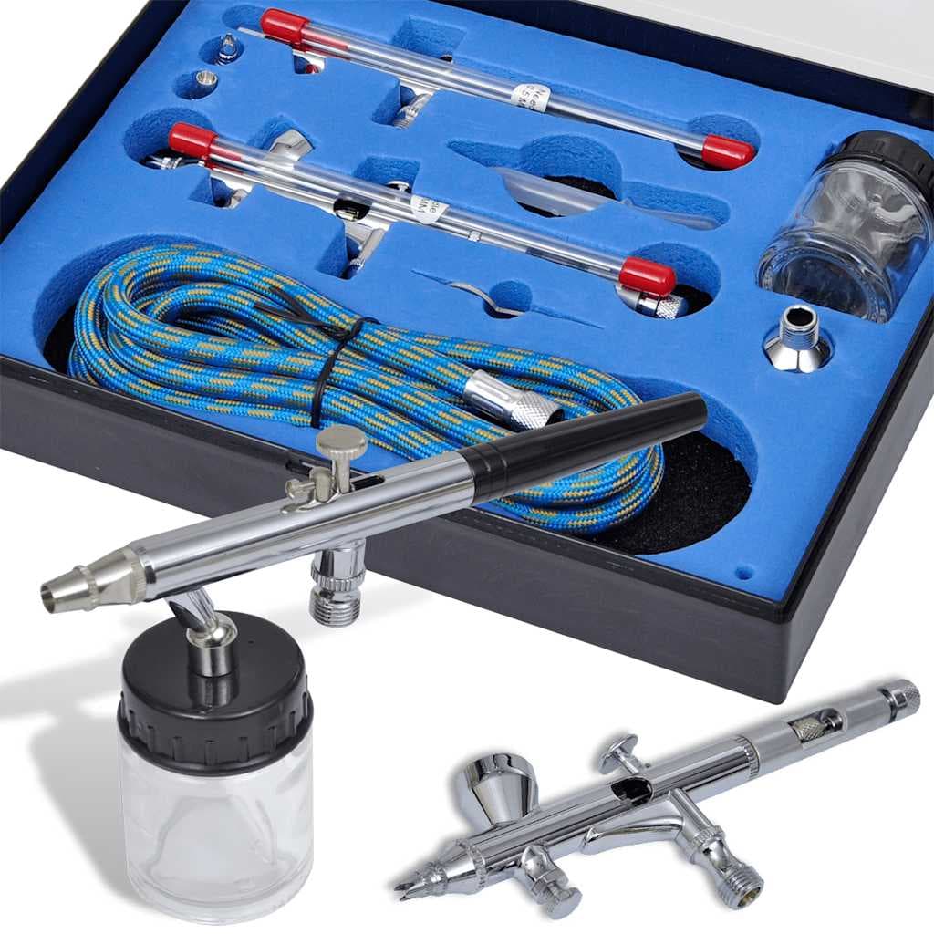 vidaXL Airbrush set 2 pistolen - foto 1