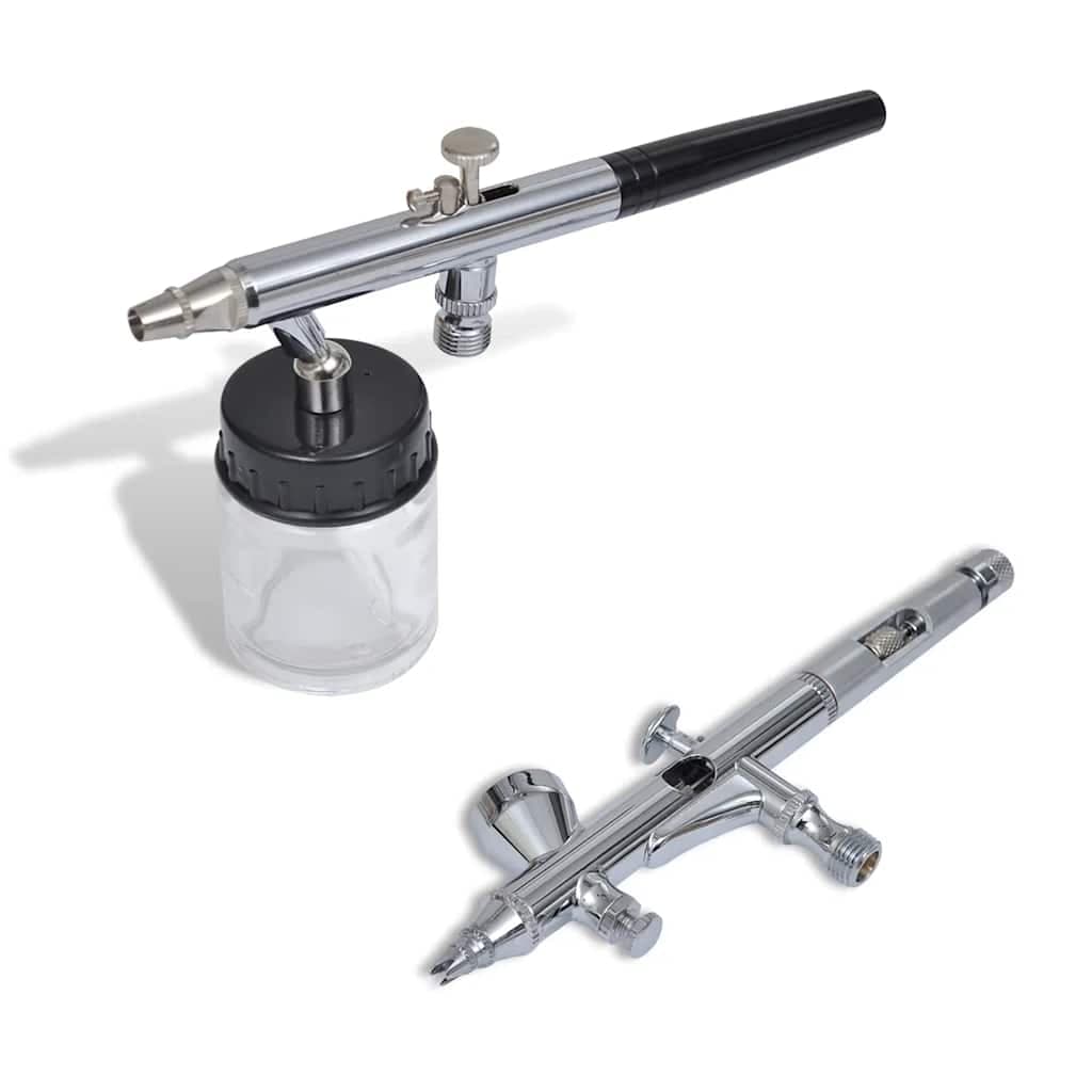 vidaXL Airbrush set 2 pistolen - foto 5