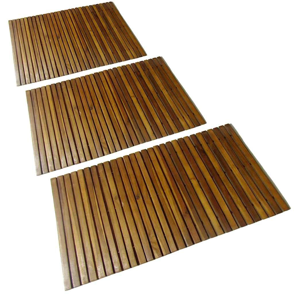 vidaXL Badmat acaciahout 3 stuks - foto 1