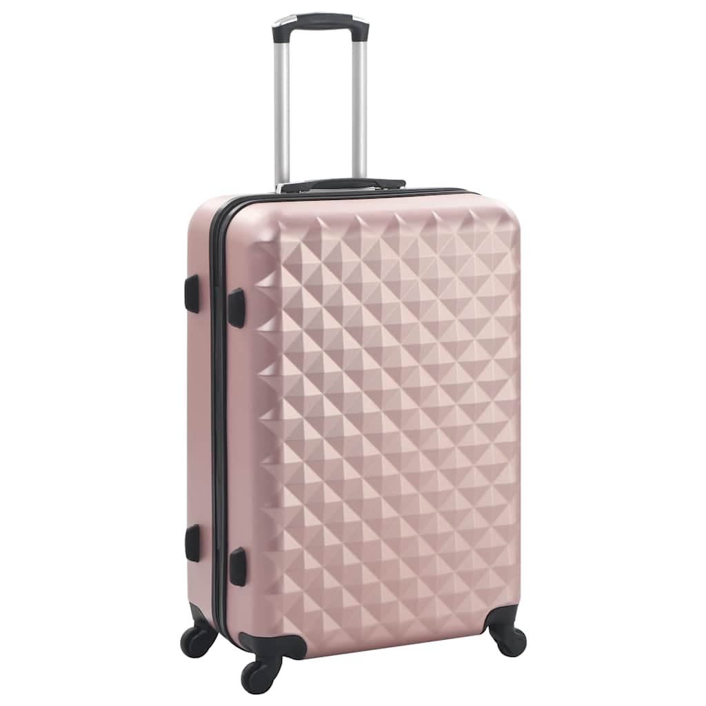 vidaXL 3-delige Harde kofferset ABS rosé - foto 2