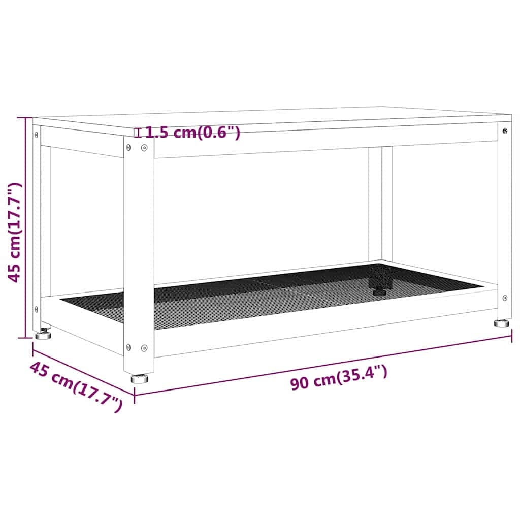vidaXL Salontafel MDF en ijzer - foto 7
