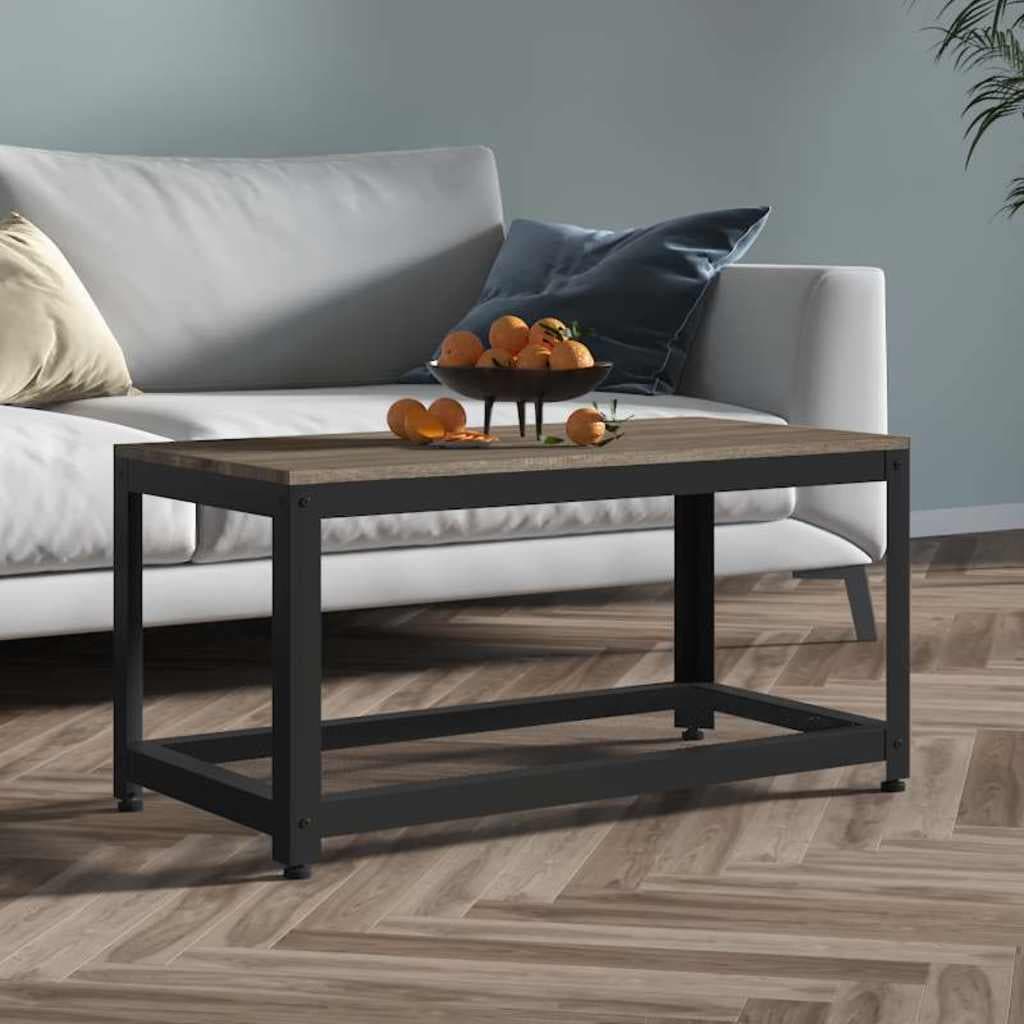vidaXL Salontafel MDF en ijzer - foto 1