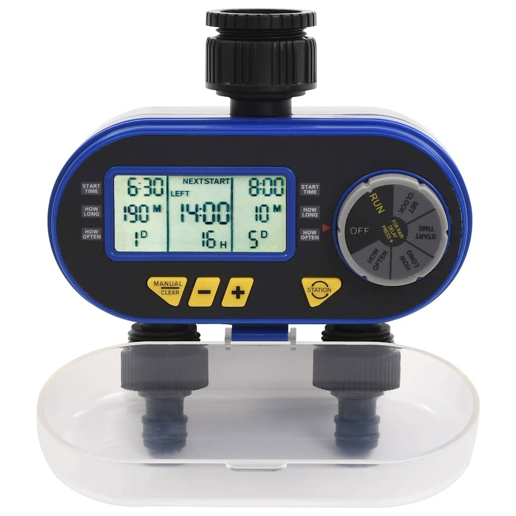 vidaXL Watertimer dubbele uitgang automatisch digitaal - foto 3