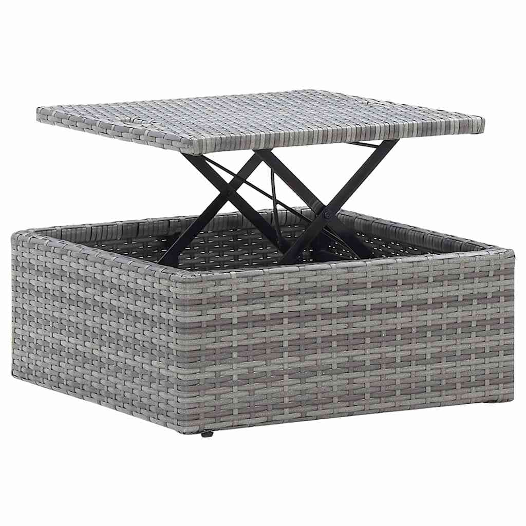 vidaXL Tuinbed met luifel poly rattan gemengd - foto 11