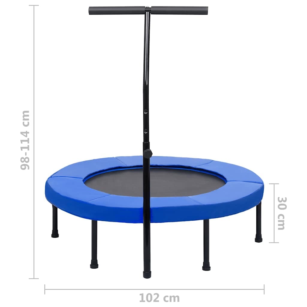 vidaXL Fitnesstrampoline handgreep veiligheidsmat - foto 7