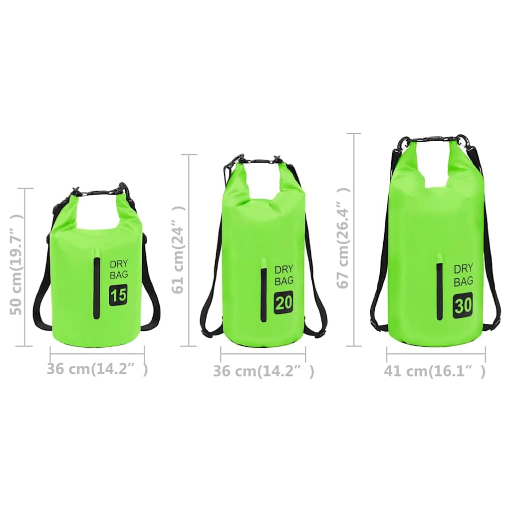 vidaXL Drybag met rits 20 L PVC - foto 10