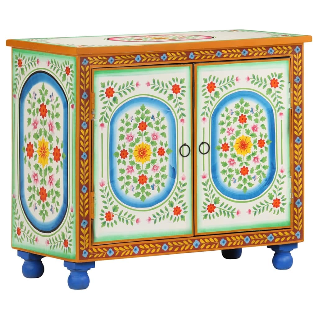 vidaXL Dressoir handgeschilderd massief mangohout - foto 11