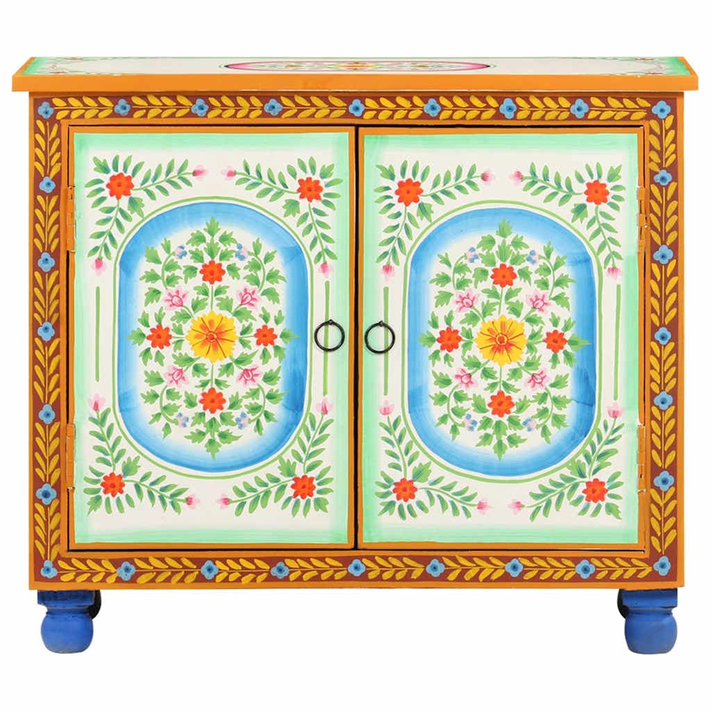 vidaXL Dressoir handgeschilderd massief mangohout - foto 3