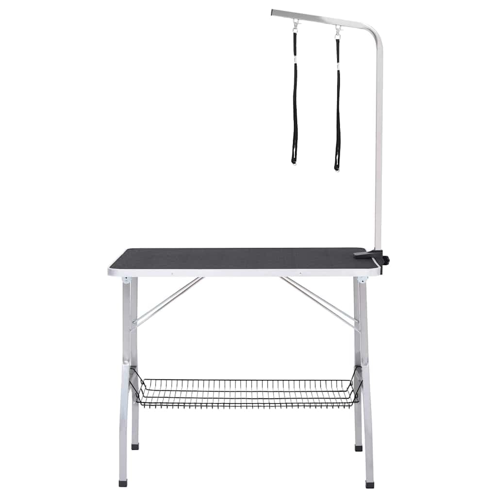 vidaXL Hondentrimtafel verstelbaar 2 lussen opbergschap - foto 3