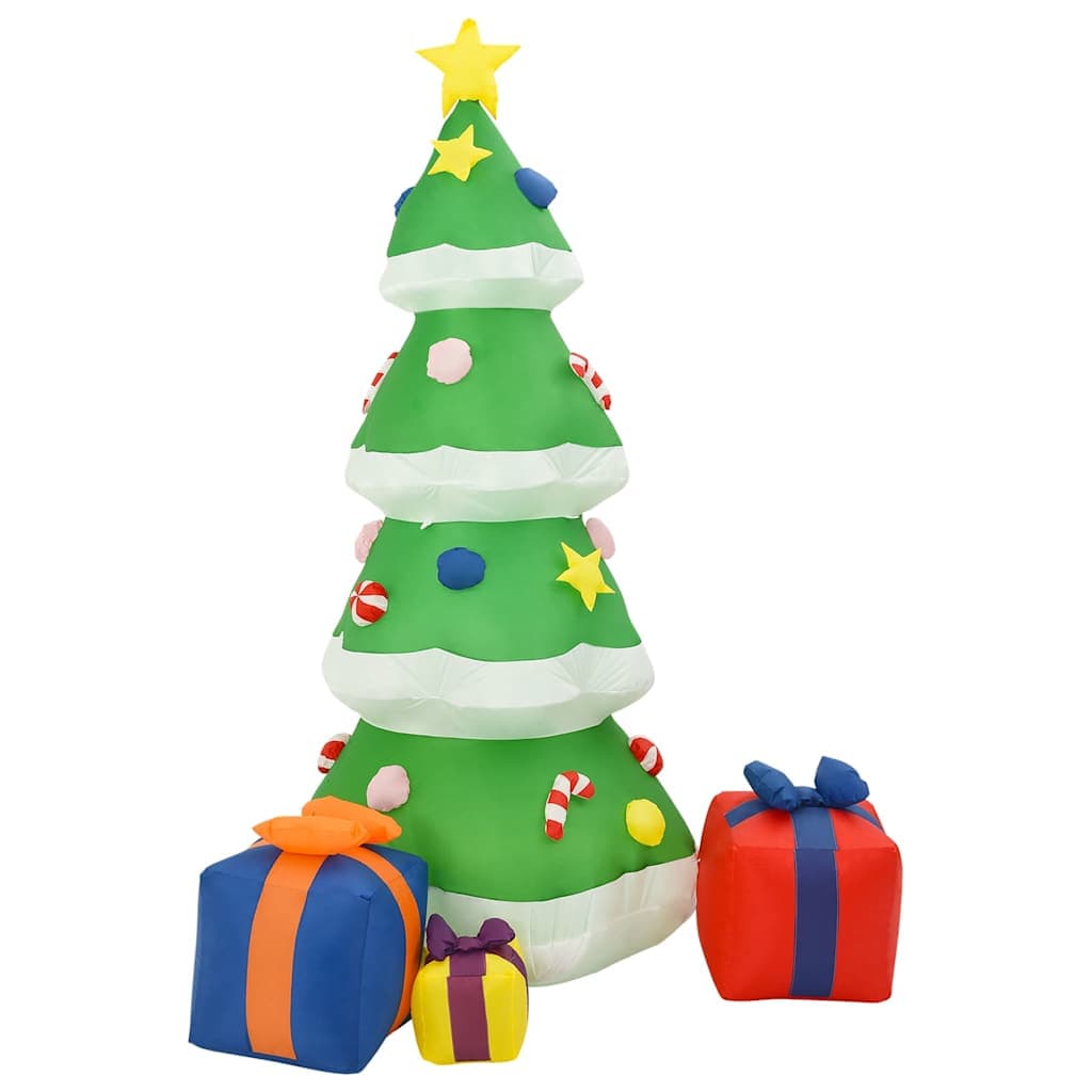 vidaXL Kerstdecoratie opblaasbaar kerstboom LED binnen/buiten - foto 4