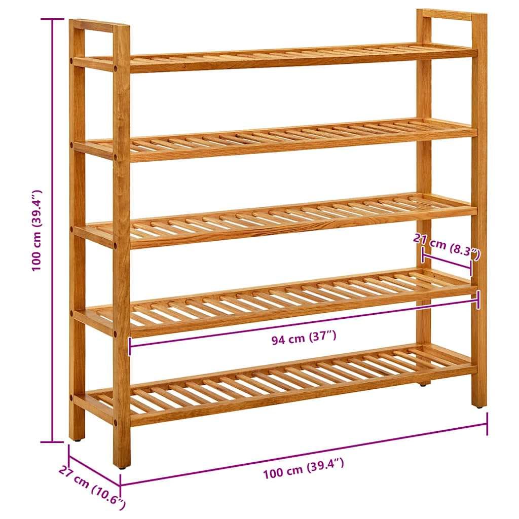 vidaXL Schoenenrek 5 schappen - foto 6