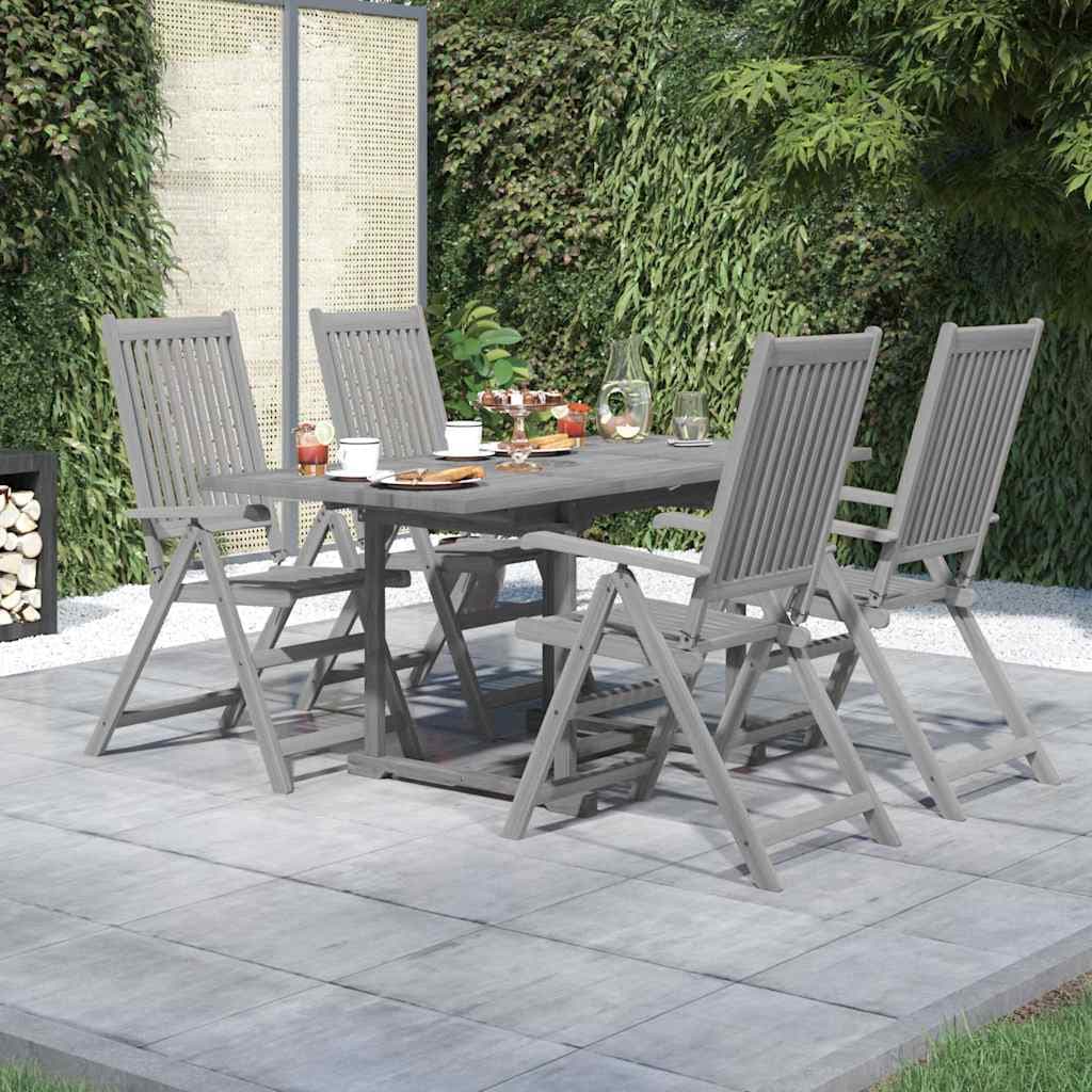 vidaXL 5-delige Eethoek massief acaciahout - foto 1