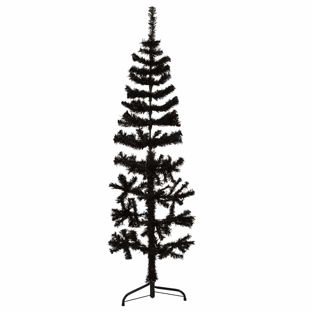 vidaXL Kunstkerstboom half standaard smal - foto 1
