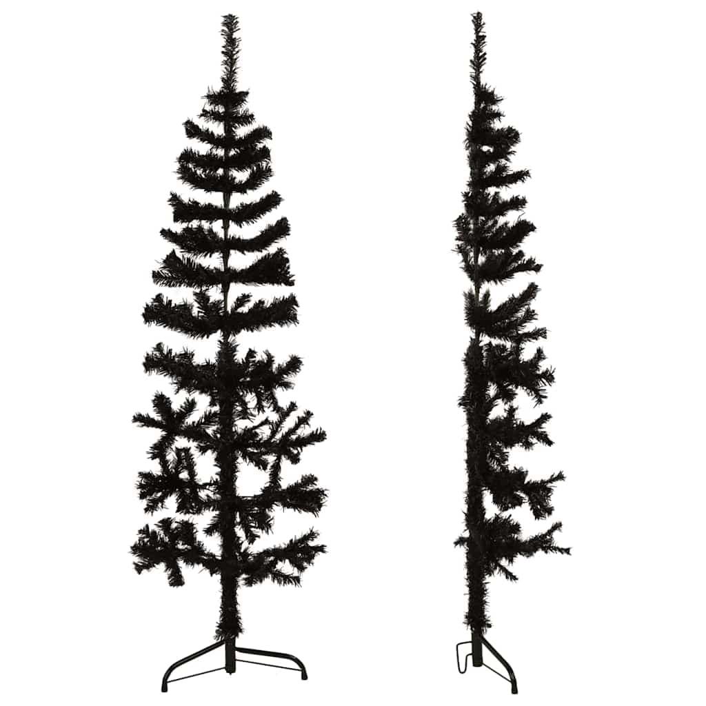 vidaXL Kunstkerstboom half standaard smal - foto 3