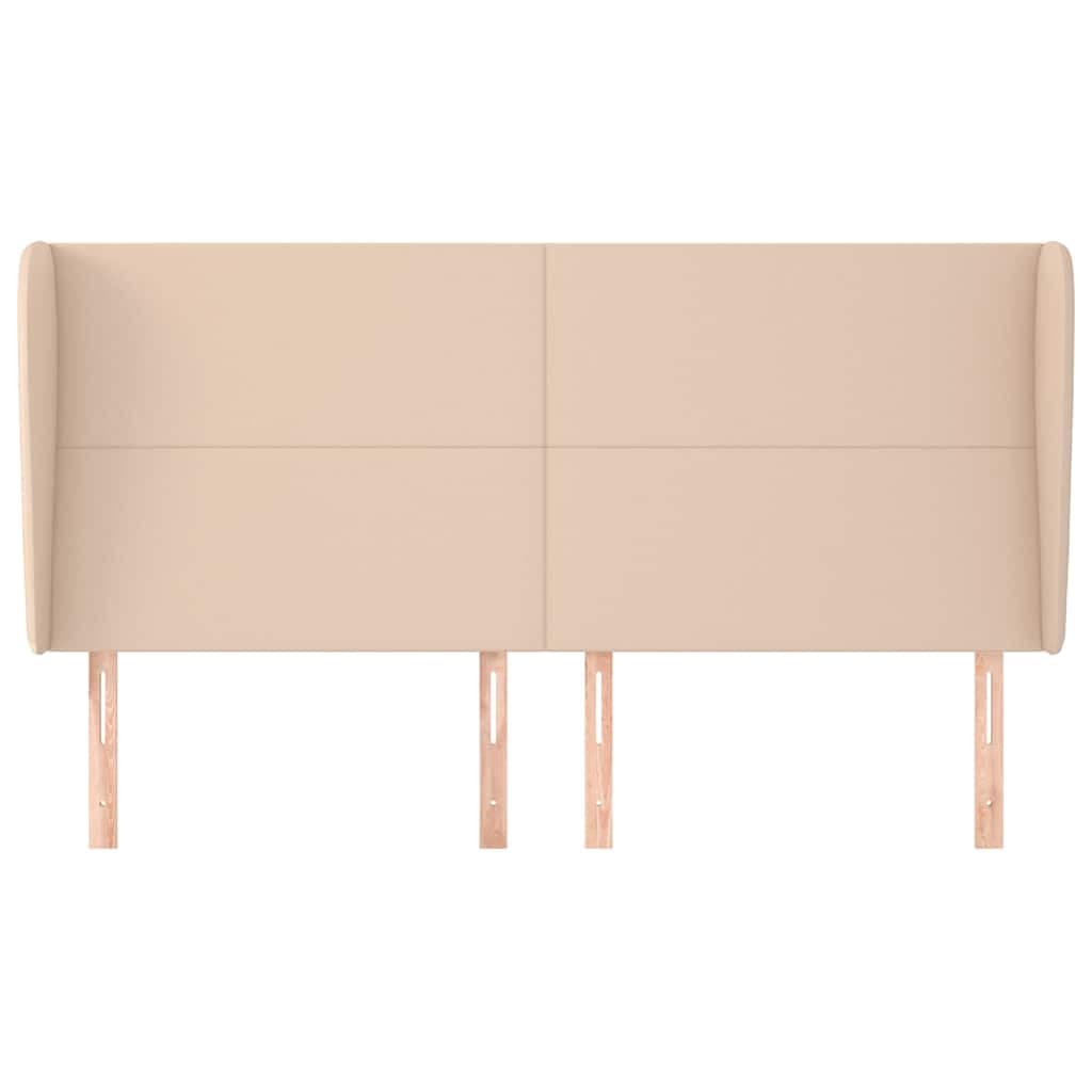 vidaXL Hoofdbord randen 203x23x118/ cappuccinokleur - foto 3