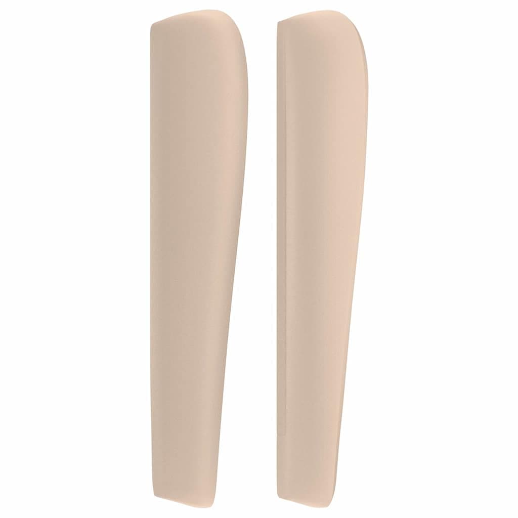 vidaXL Hoofdbord randen 93x23x118/ cappuccinokleur - foto 4