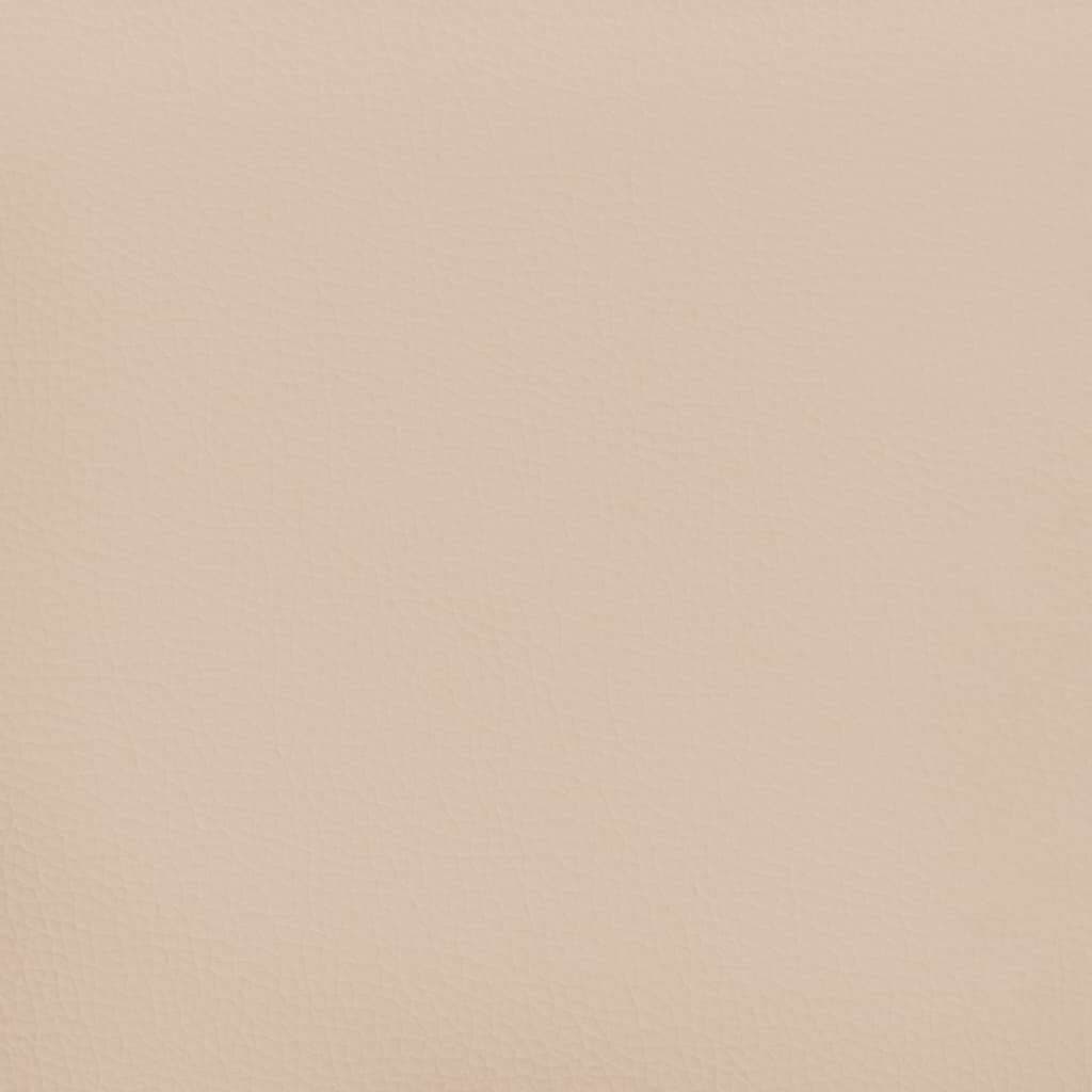 vidaXL Hoofdbord randen 147x23x118/ cappuccinokleur - foto 8