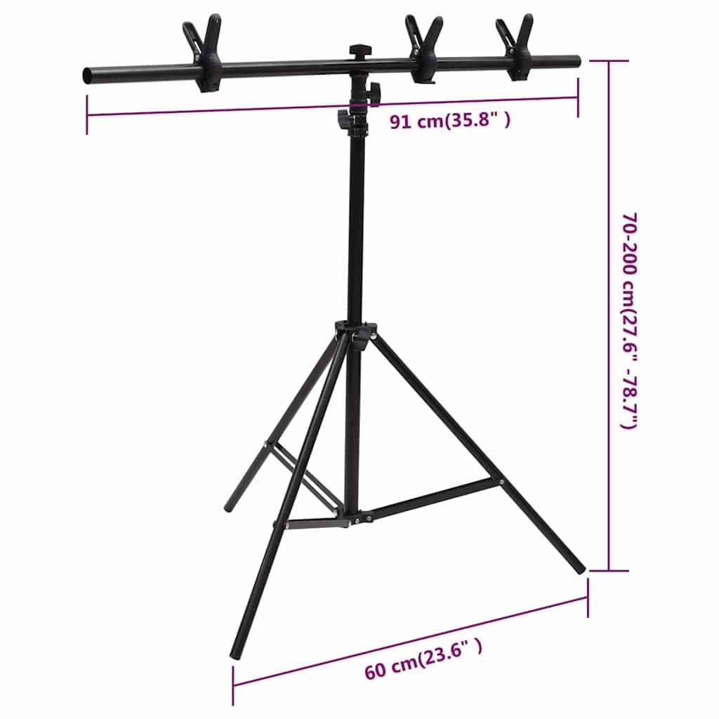 vidaXL Fotostudioset verlichtingsset achtergrond reflector - foto 11