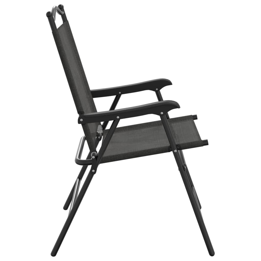 vidaXL Opklapbare stoelen, 4 stuks, gemêleerd , Textilene. - foto 6