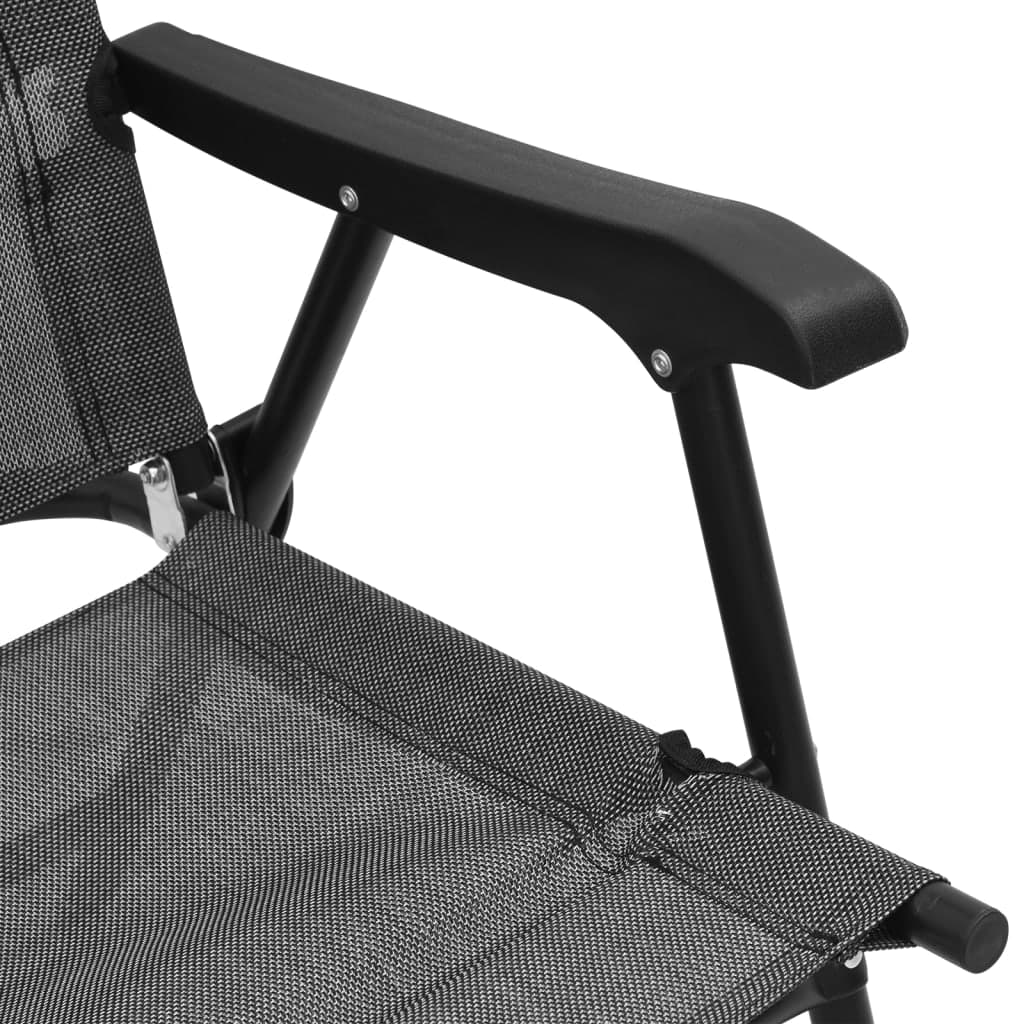 vidaXL Opklapbare stoelen, 4 stuks, gemêleerd , Textilene. - foto 9